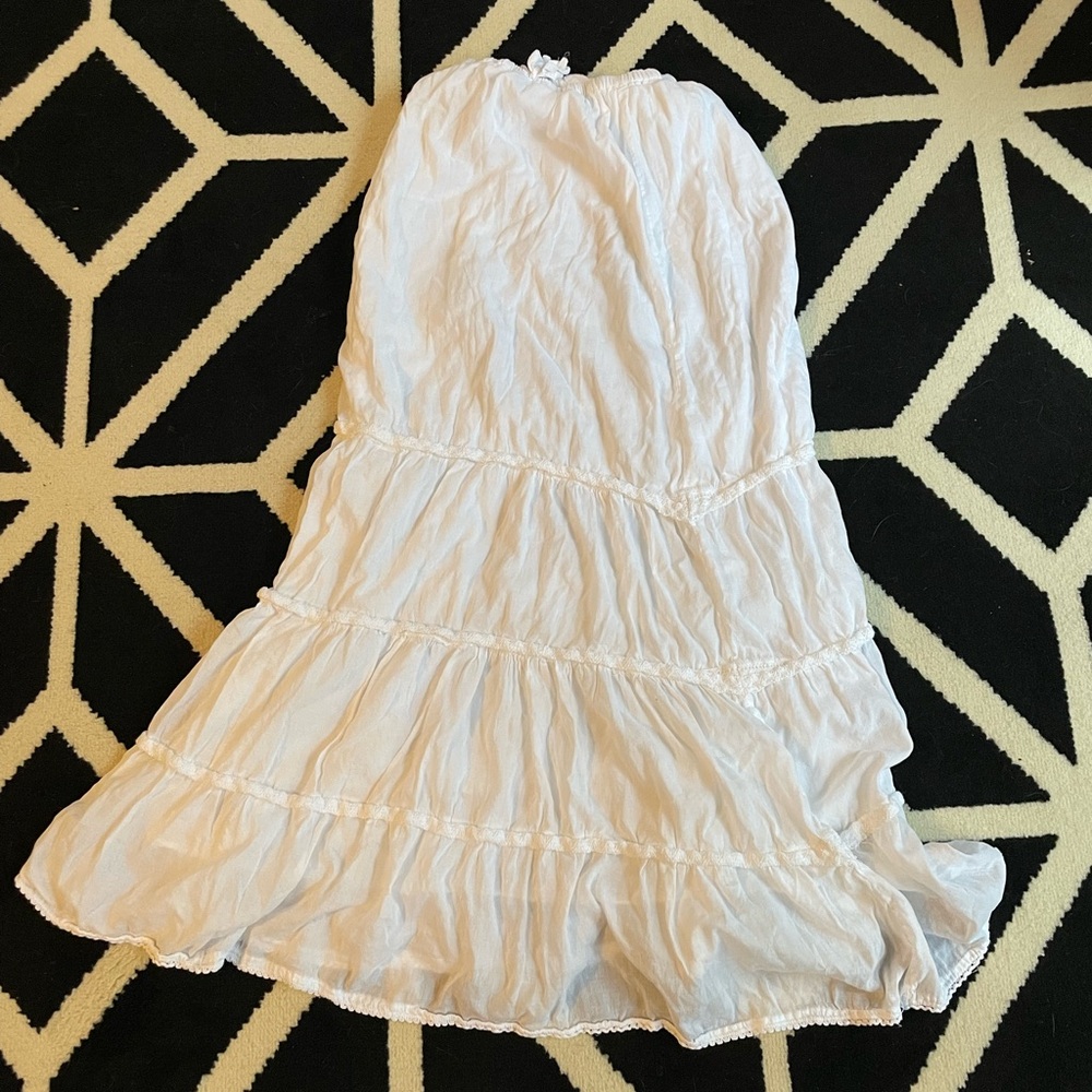 Charlotte Russe White Maxi Skirt